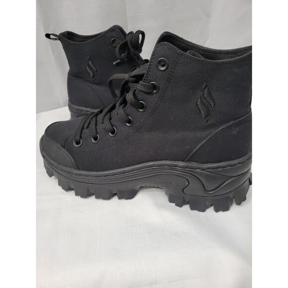 Sketchers Street Hi Ryze Stomper Women's Boots Size 8.5 - Picture 4 of 13